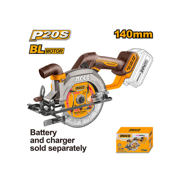 ცირკული ხერხი 140 მმ 20V Li-Ion Proline CSLI1402 ცირკული ხერხი 140 მმ 20V Li-Ion Proline CSLI1402