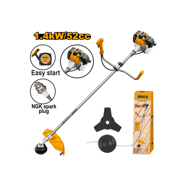 ბალახის სათიბი ბენზინის ძრავით 1.4 კვტ (GBC5524411) INGCO ბალახის სათიბი ბენზინის ძრავით 1.4 კვტ (GBC5524411) INGCO