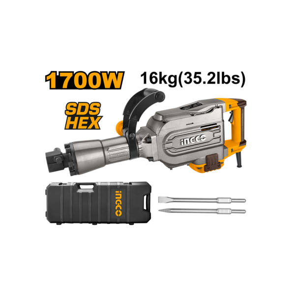 სანგრევი პერფორატორი 45 ჯ 1700 ვტ INGCO PDB17008 სანგრევი პერფორატორი 45 ჯ 1700 ვტ INGCO PDB17008