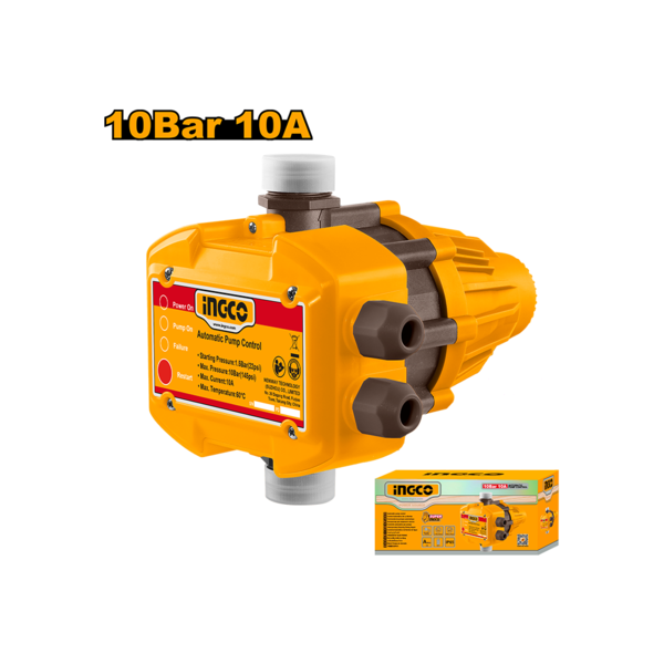 წყლის ტუმბოს მართვის ბლოკი 10 ამპ INGCO WAPS001 წყლის ტუმბოს მართვის ბლოკი 10 ამპ INGCO WAPS001
