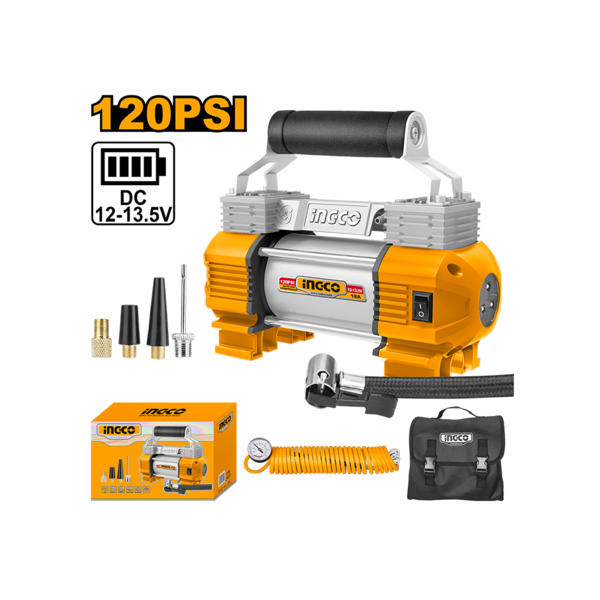 ჰაერის კომპრესორი 18 ამპ INGCO AAC2508 ჰაერის კომპრესორი 18 ამპ INGCO AAC2508