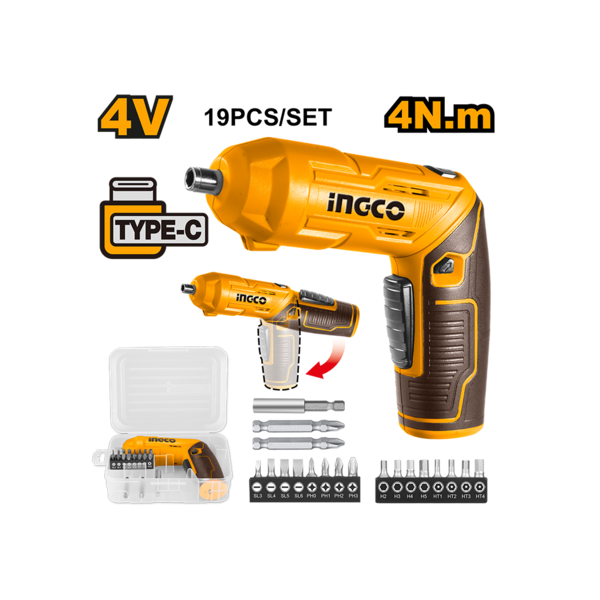 ელექტრო ხრახნდამჭერი კომპლექტში 4V USB-Type-C Li-Ion(CSDLI0442) ელექტრო ხრახნდამჭერი კომპლექტში 4V USB-Type-C Li-Ion(CSDLI0442)