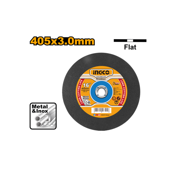 მეტალის საჭრელი დისკი 405X3X25.4 მმ INGCO MCD304051 მეტალის საჭრელი დისკი 405X3X25.4 მმ INGCO MCD304051