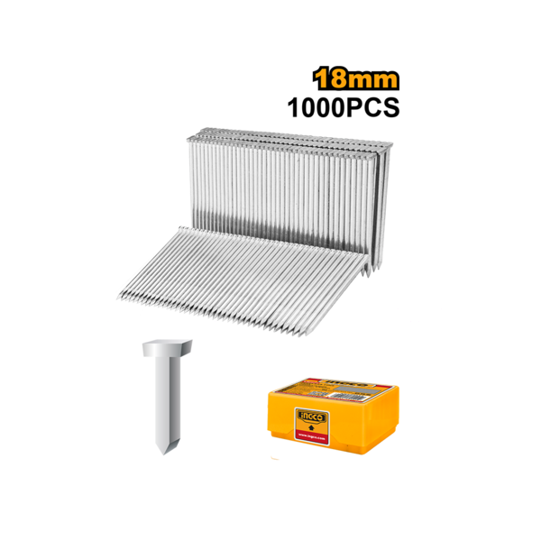 ლურსმნის სარჭობი ხელსაწყოს ტყვია (ლურსმანი) 18მმ INGCO ANA01181 ლურსმნის სარჭობი ხელსაწყოს ტყვია (ლურსმანი) 18მმ INGCO ANA01181