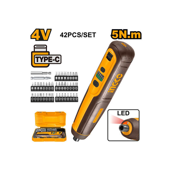 ელექტრო ხრახნდამჭერი კომპლექტში 4V Li-Ion CSDLI0406 ელექტრო ხრახნდამჭერი კომპლექტში 4V Li-Ion CSDLI0406